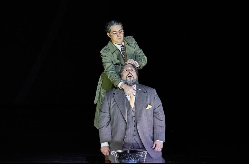 Mikhail Timoshenko / Simon Boccanegra / Pietro / Opéra de Paris © Agathe Poupeney
