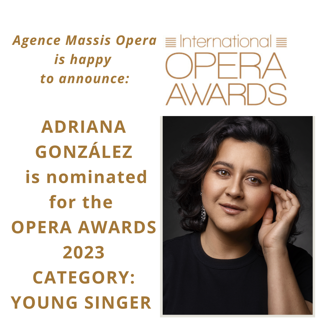 ADRIANA GONZÁLEZ Nomination for the Opera Awards 2023 „Young Singer“